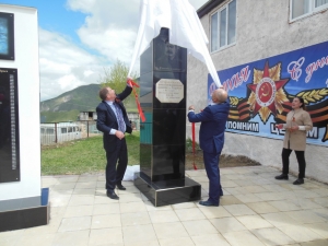 В селе Кани Кулинского района открыли памятник павшим воинам